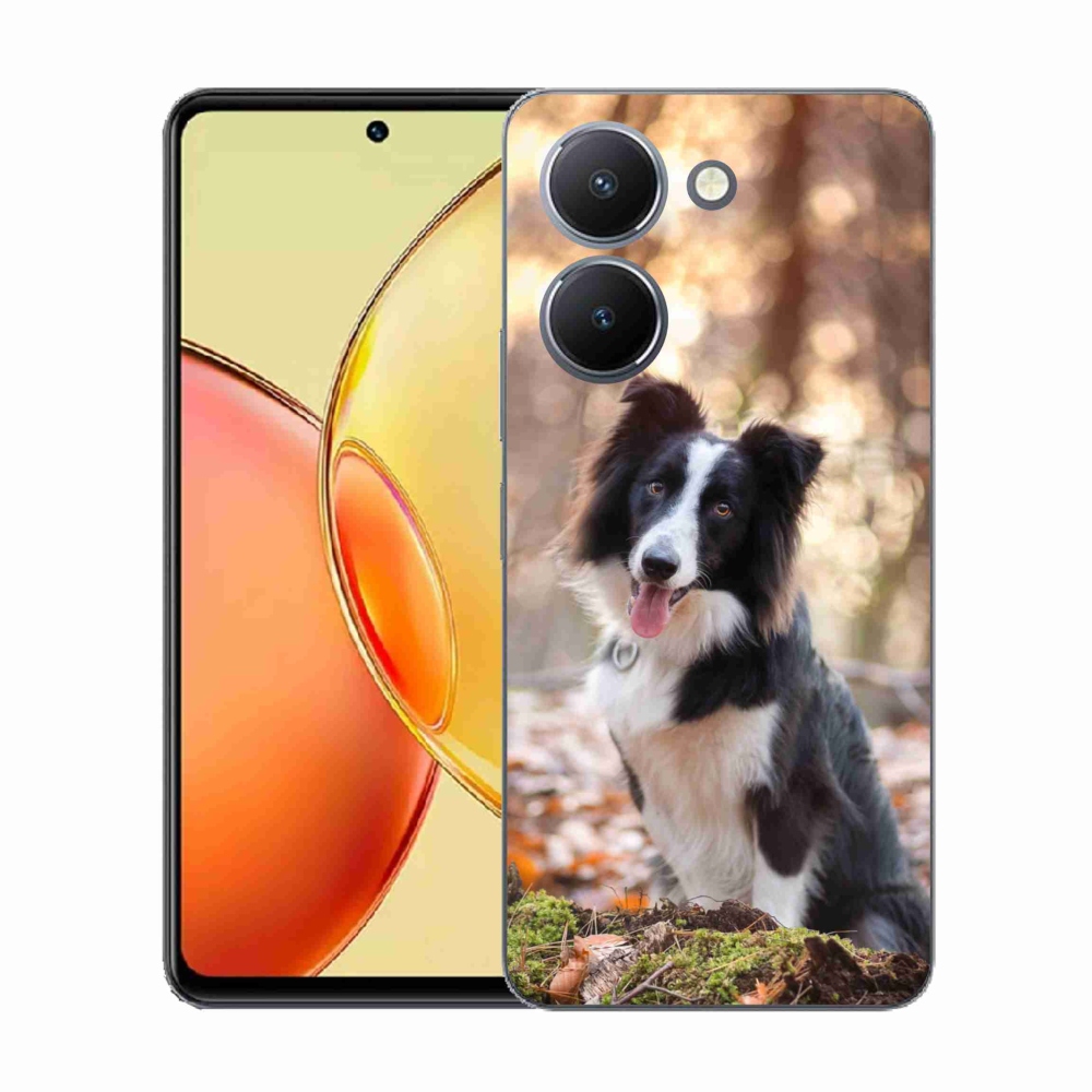 Gelový kryt mmCase na Vivo Y36 - border kolie 1