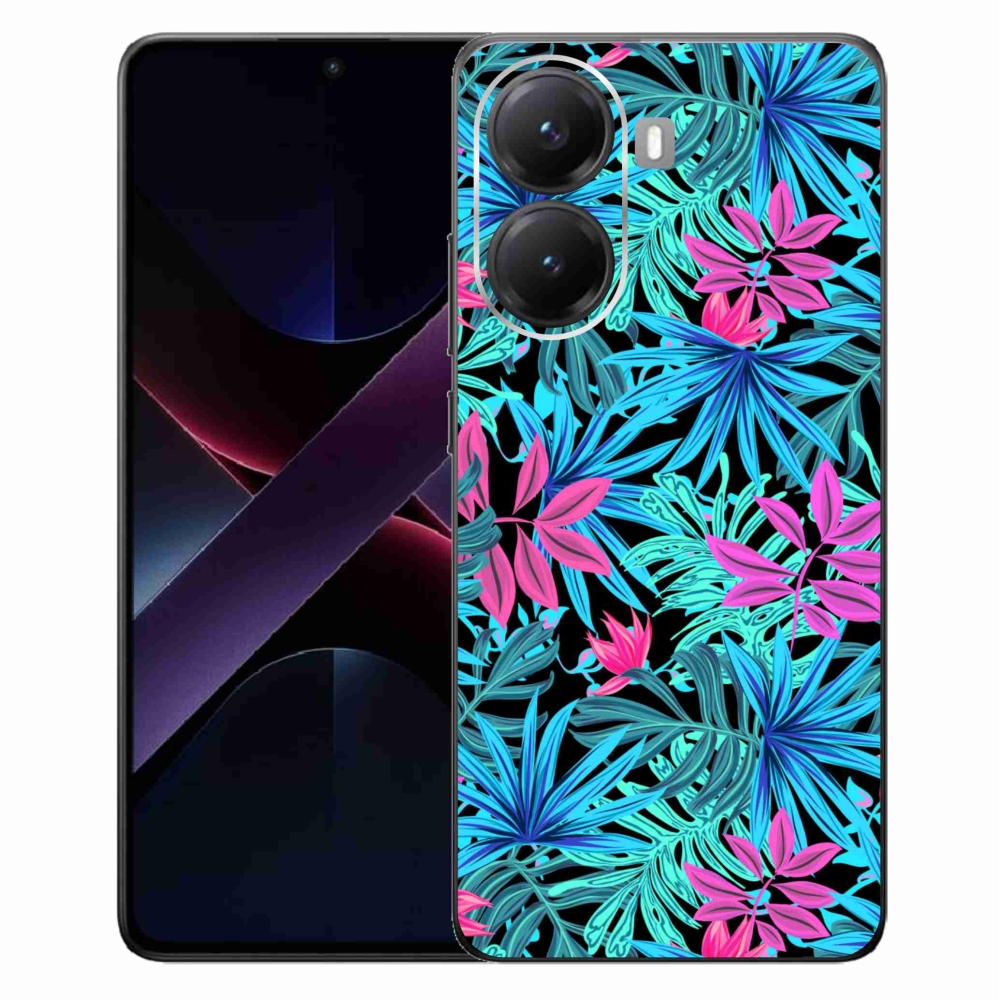 Gelový kryt mmCase na Xiaomi Poco X7 Pro 5G - květiny 3