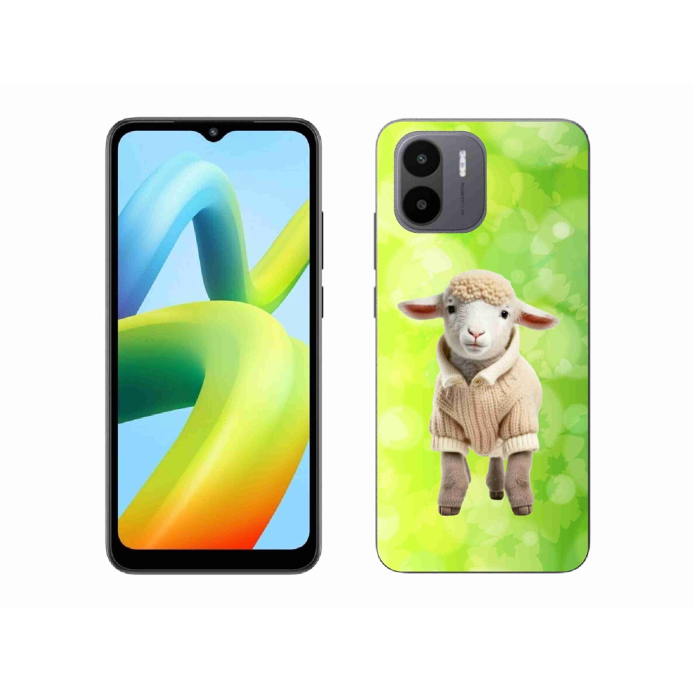 Gelový kryt mmCase na Xiaomi Redmi A1/Redmi A2 - jehně ve svetru