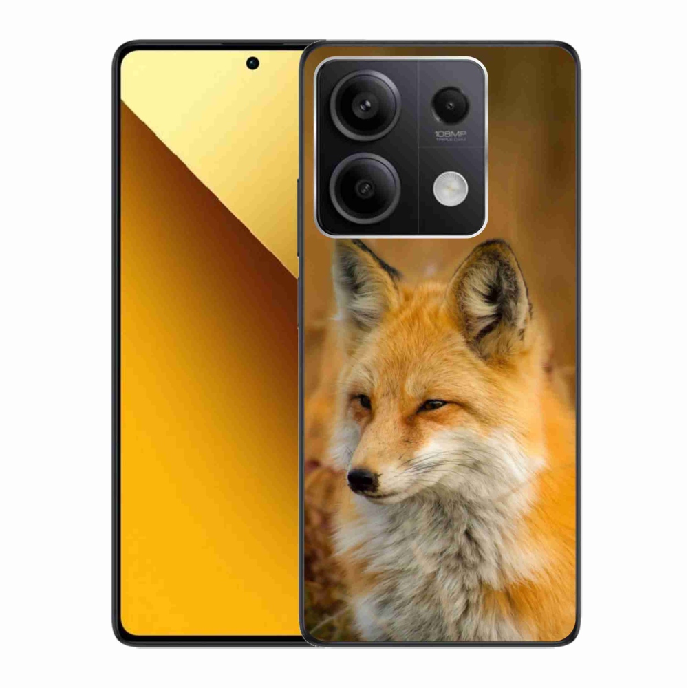 Gelový kryt mmCase na Xiaomi Redmi Note 13 5G - liška