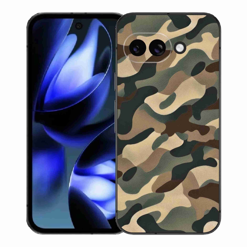 Gelový kryt mmCase na Google Pixel 9a - maskáčový vzor 11