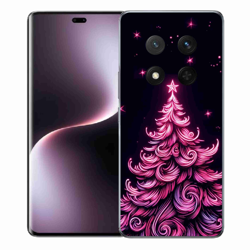 Gelový kryt mmCase na Honor Magic 7 Lite 5G - neonový vánoční stromek 2