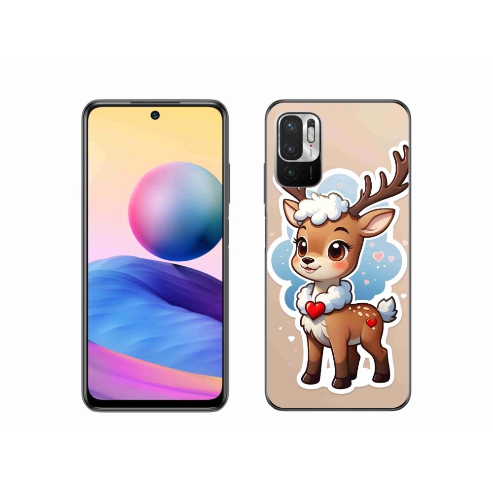 Gelový kryt mmCase na Xiaomi Redmi Note 10 5G - kreslený sob