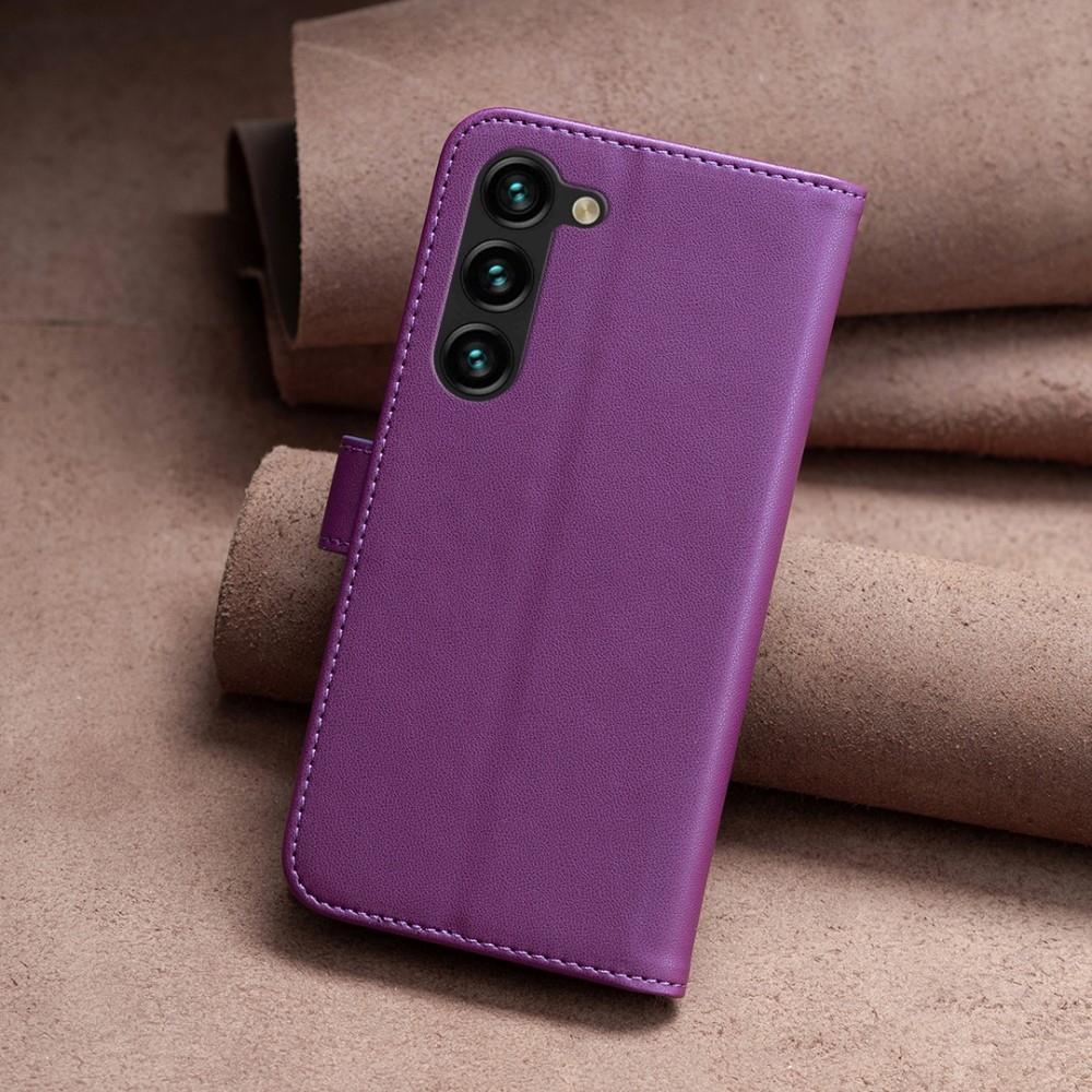 BNF knížkové pouzdro na Samsung Galaxy S24 - tmavěfialové