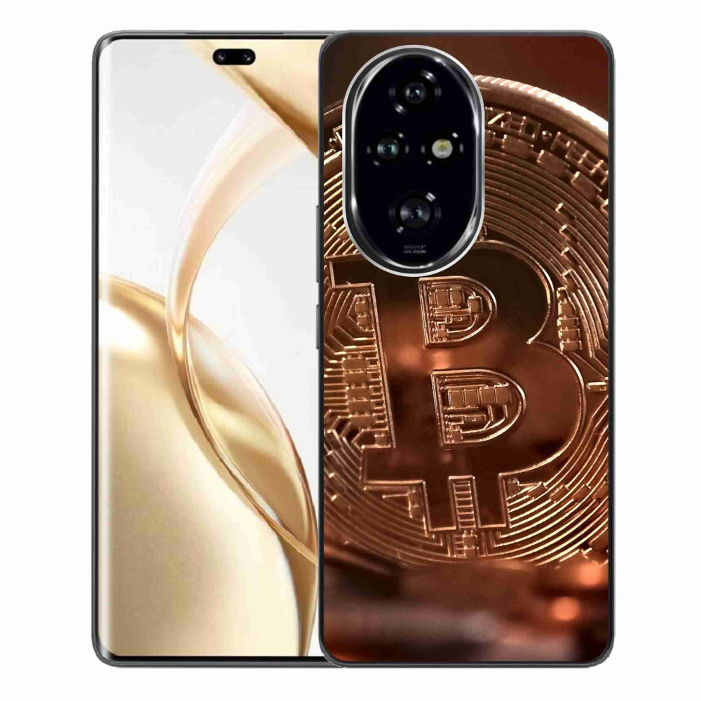 Gelový kryt mmCase na Honor 200 Pro 5G - bitcoin