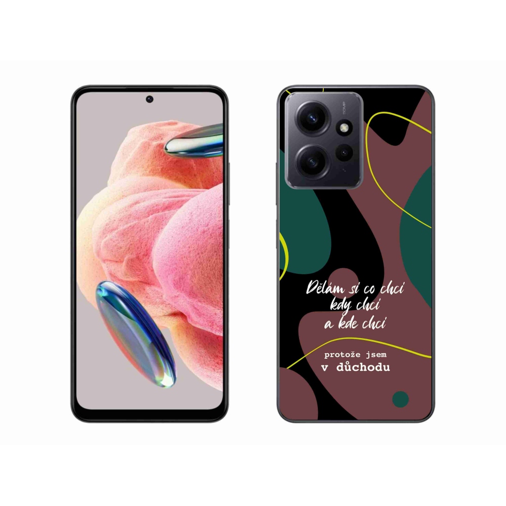 Gelový kryt mmCase na Xiaomi Redmi Note 12 4G - vtipný text 10 černé pozadí