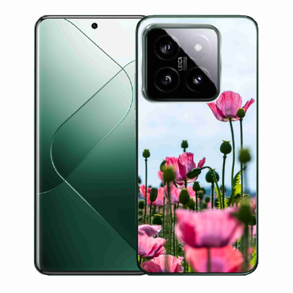 Gelový kryt mmCase na Xiaomi 14 - vlčí mák