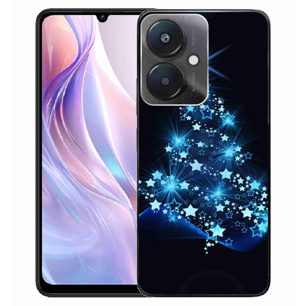 Gelový kryt mmCase na Xiaomi Redmi 13C 5G - vánoční stromek