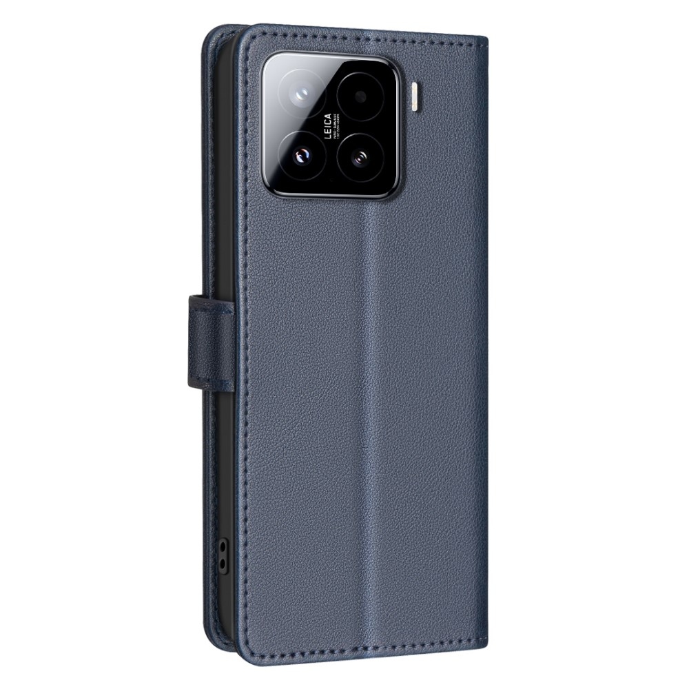 BINFEN knížkové pouzdro na Xiaomi 15 - modré