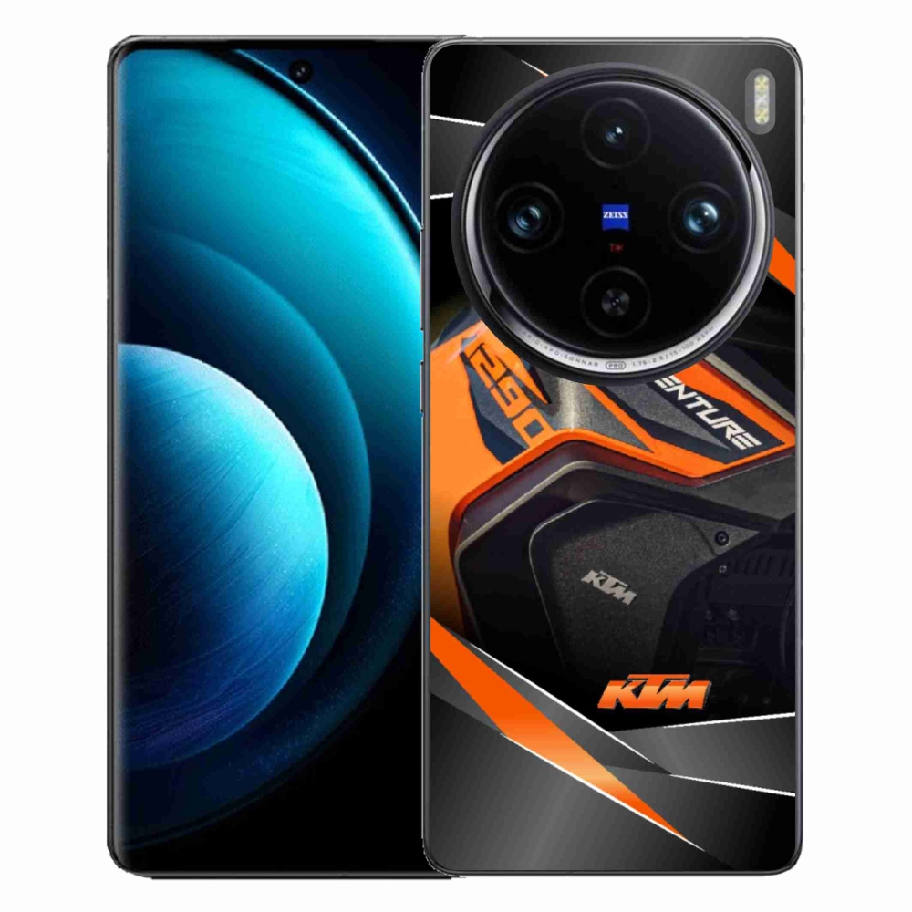 Gelový kryt mmCase na Vivo X100 Pro 5G - motorka ktm