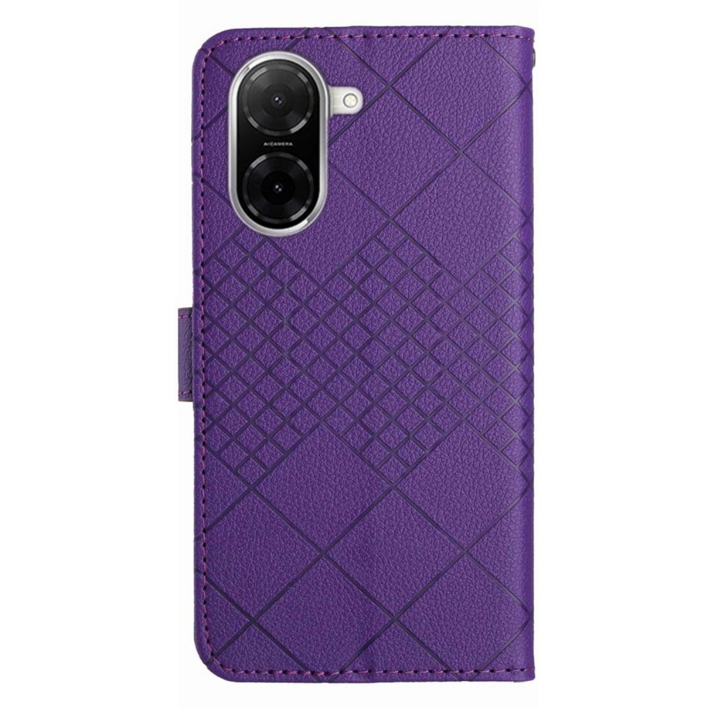 Folio knížkové pouzdro na Xiaomi Redmi A5 (173.45x79.35x8.45mm) - fialové