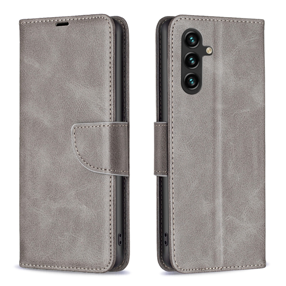 Case knížkové pouzdro na Samsung Galaxy S25 FE - šedé