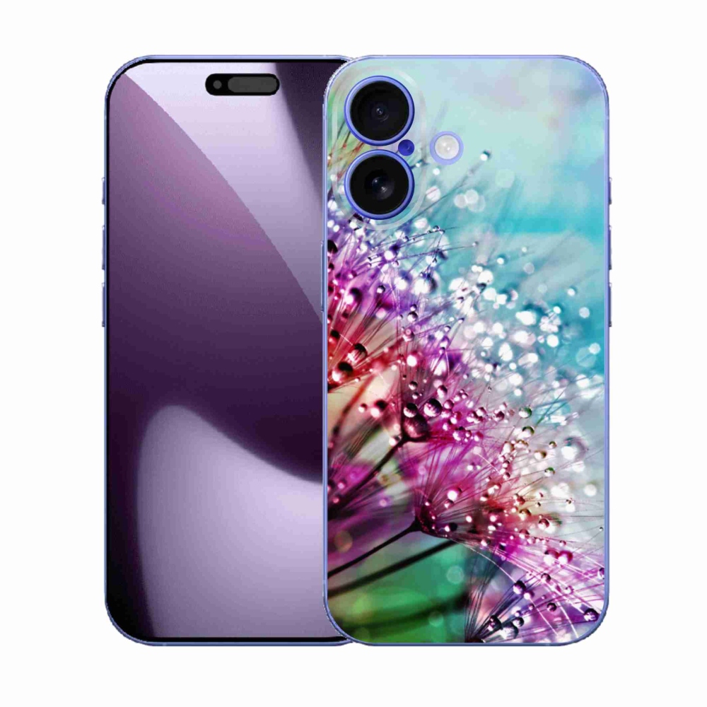 Gelový kryt mmCase na iPhone 17 - barevné květy