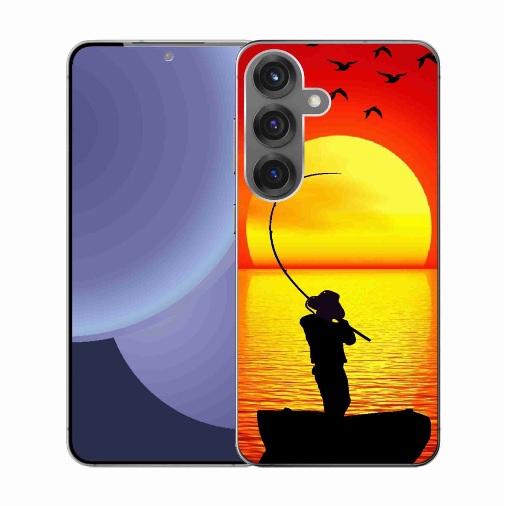Gelový kryt mmCase na Samsung Galaxy S25 - rybaření