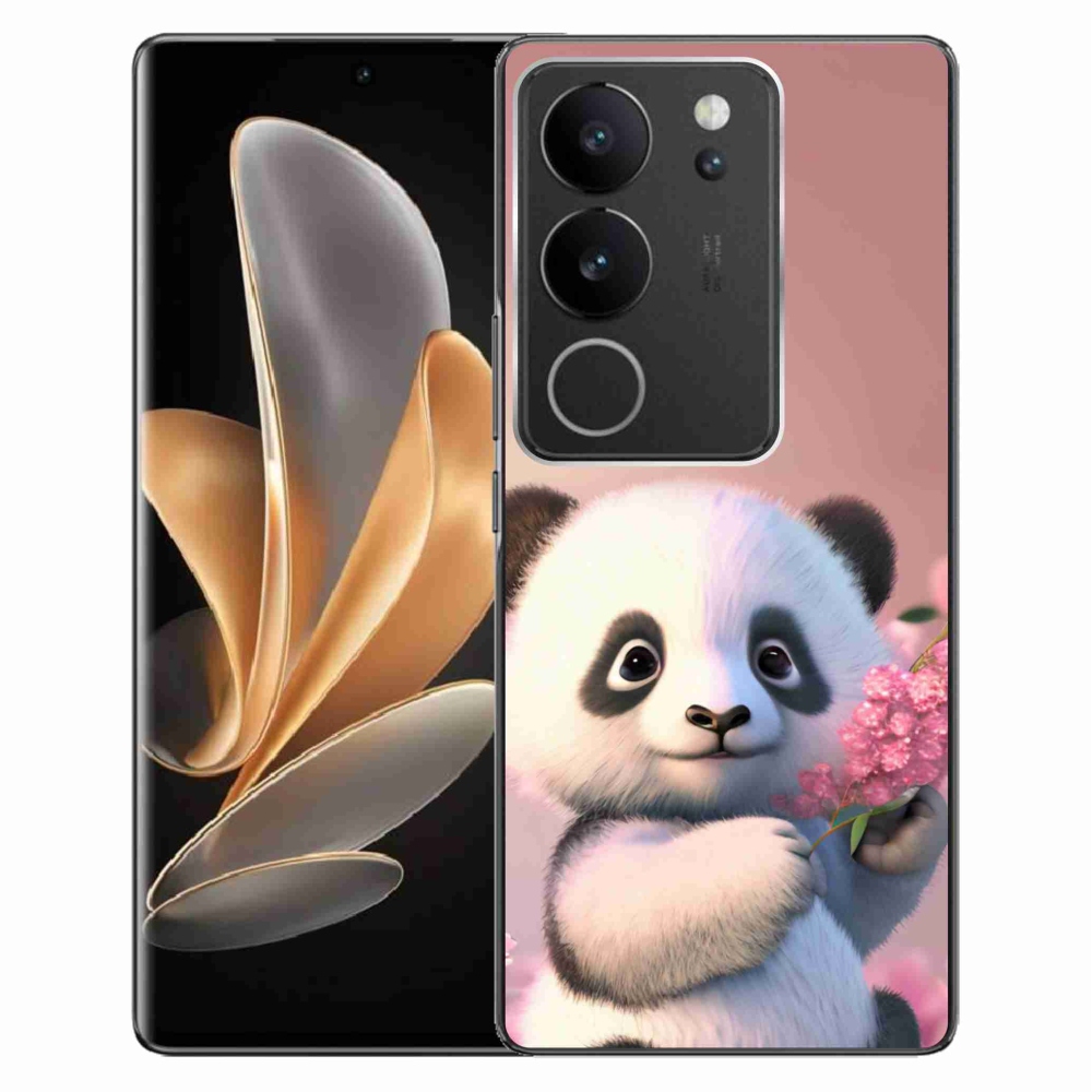 Gelový kryt mmCase na Vivo V29 5G - roztomilá panda