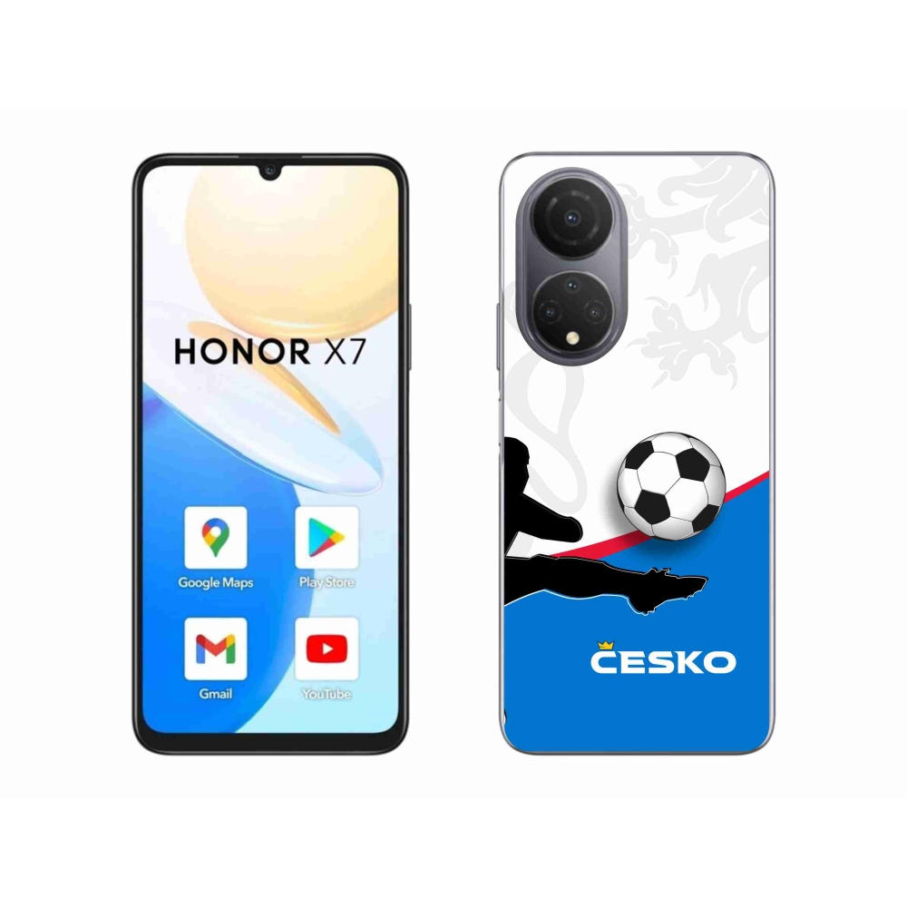 Gelový kryt mmCase na Honor X7 - fotbal Česko 3