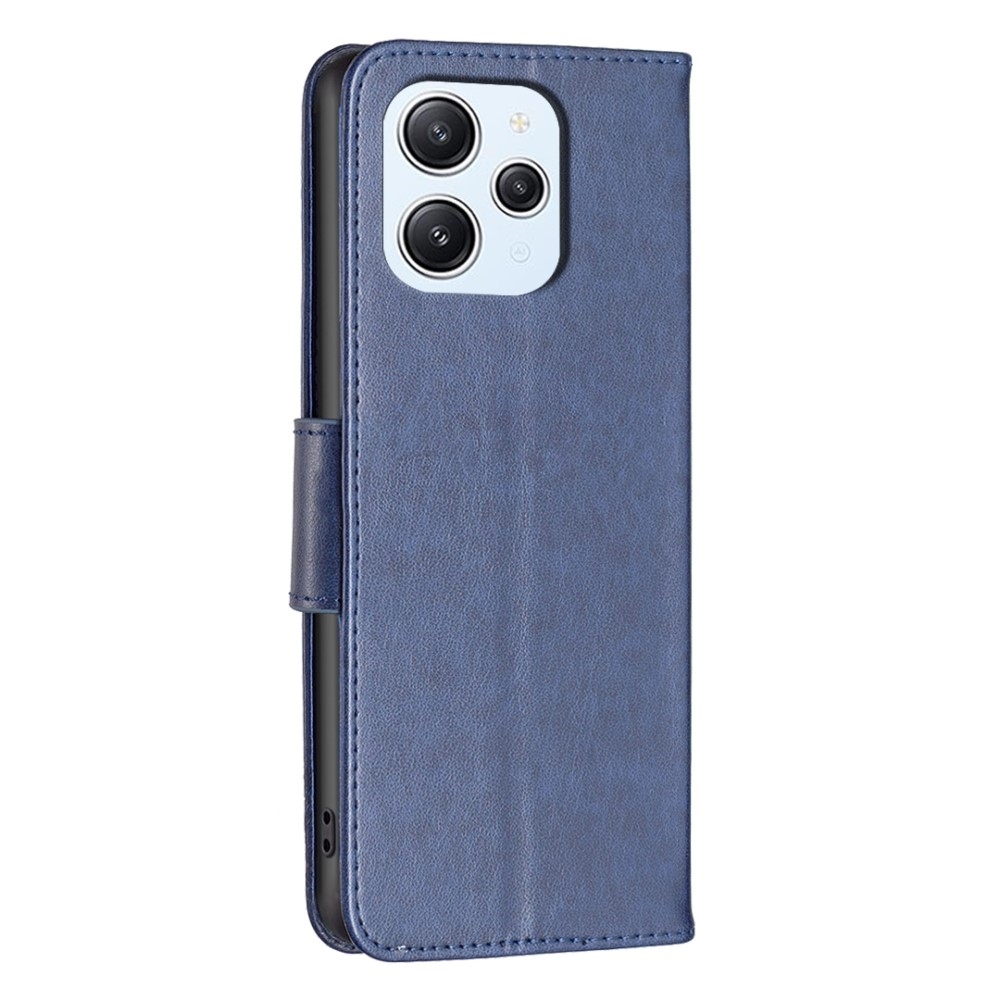 Butterfly knížkové pouzdro na Xiaomi Redmi 12 4G/5G - modré