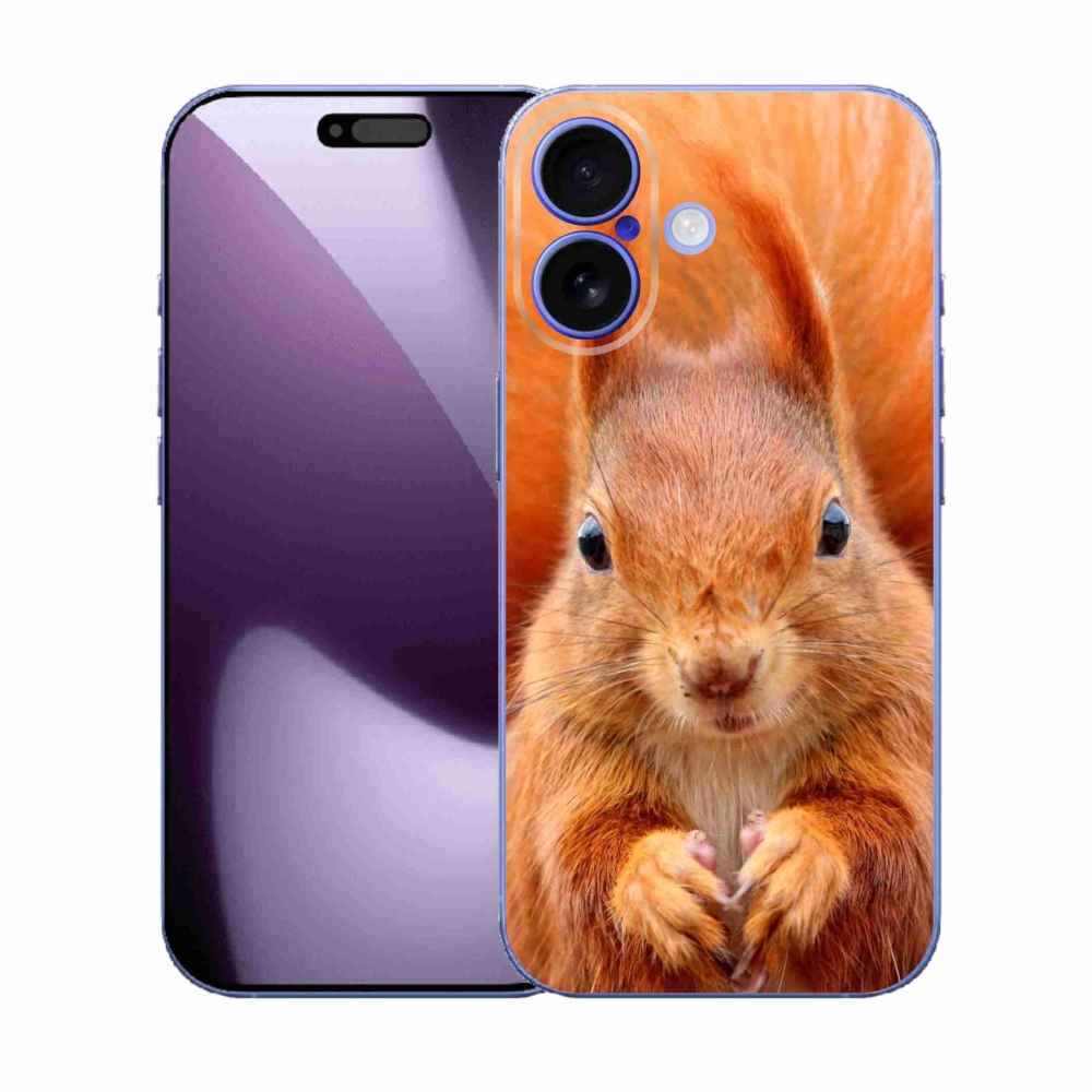 Gelový kryt mmCase na iPhone 17 - veverka