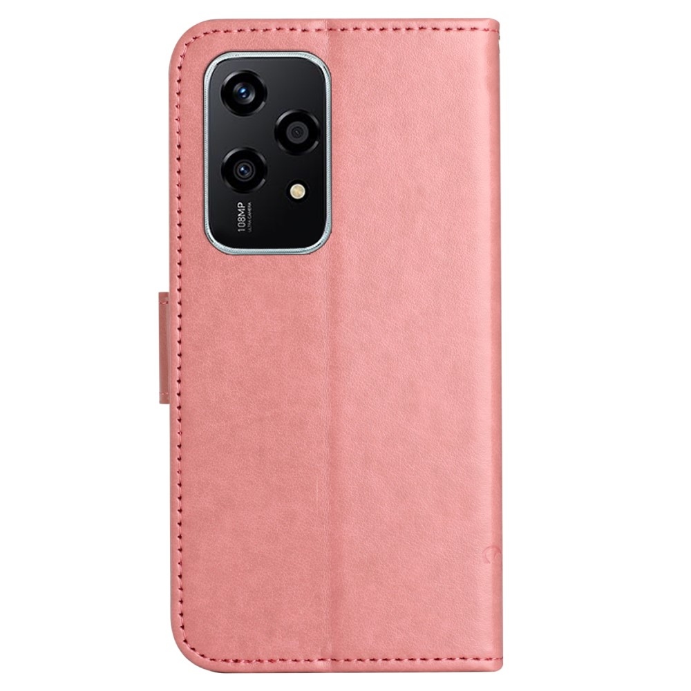 Flower knížkové pouzdro na Honor 200 Lite 5G - růžové