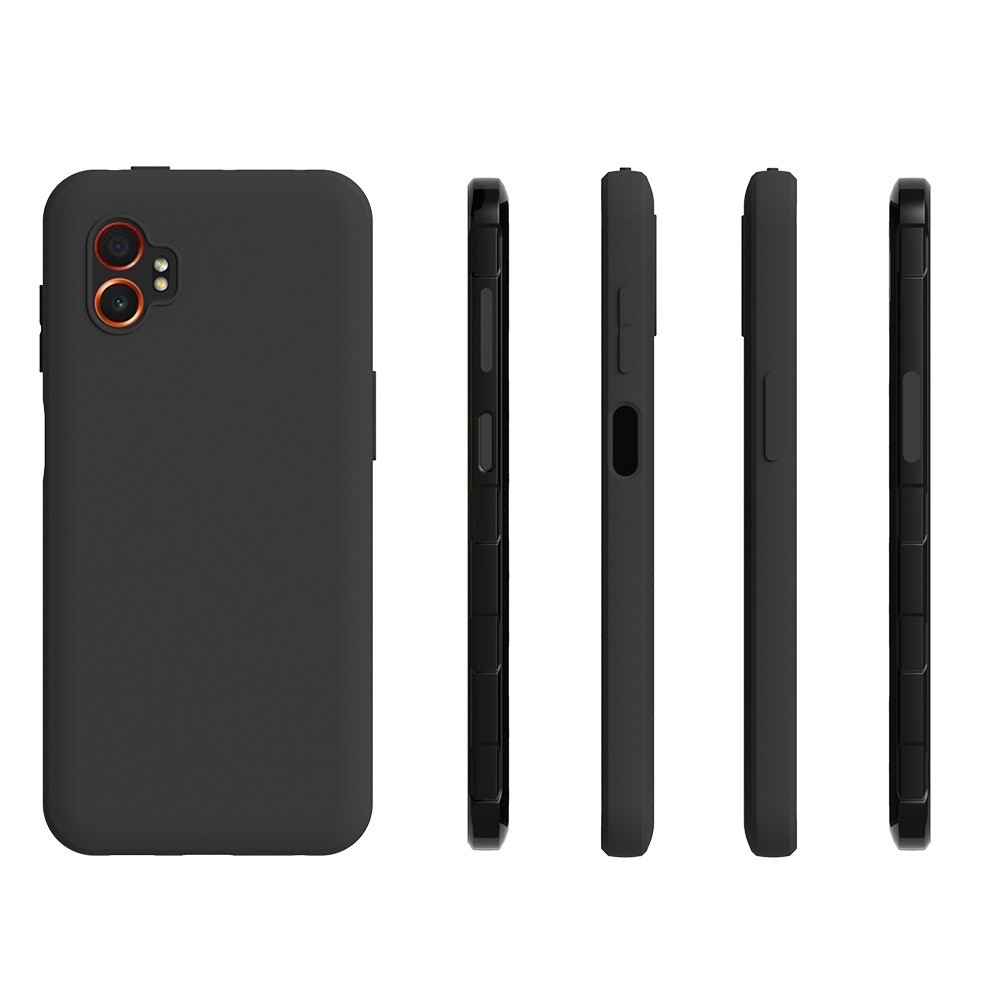 Matný gelový obal na Samsung Galaxy Xcover 7 Pro - černý
