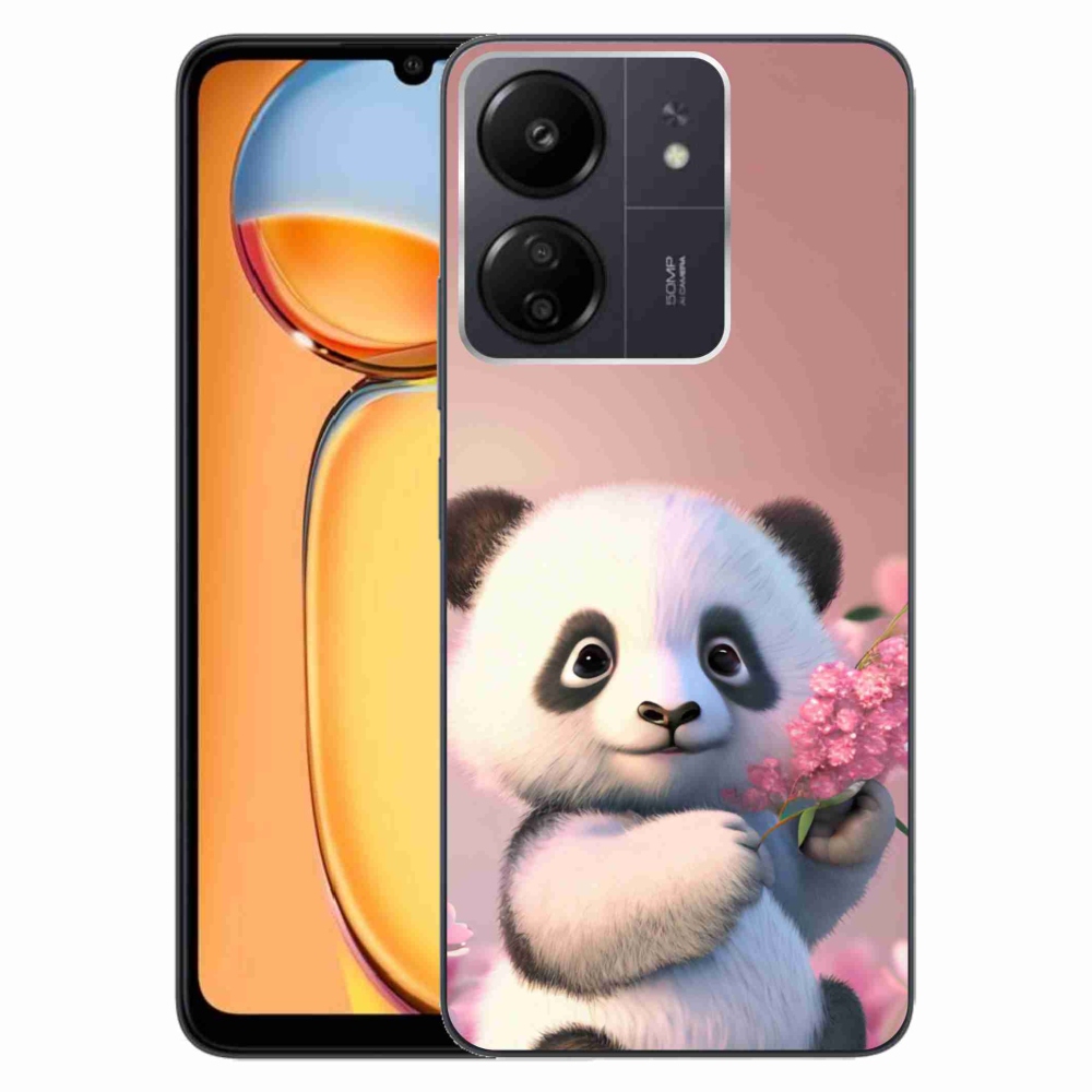 Gelový kryt mmCase na Xiaomi Poco C65/Redmi 13C - roztomilá panda