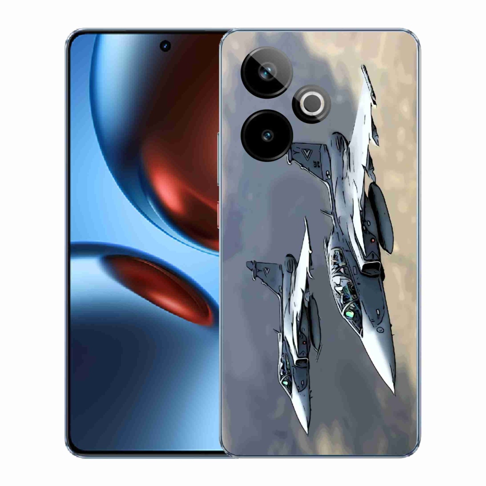 Gelový kryt mmCase na Realme GT 7 5G/GT 7T 5G - stíhačky