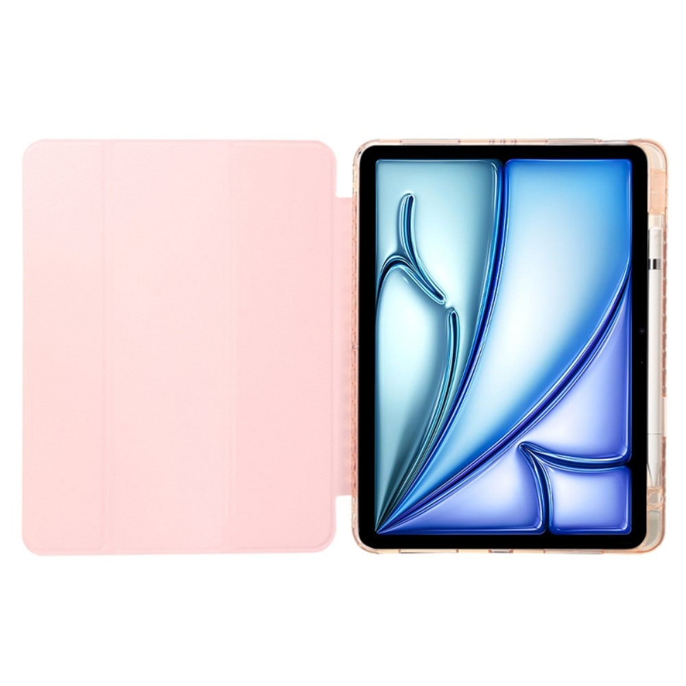 Fold zavírací pouzdro na iPad Air 11 (2024) - růžové