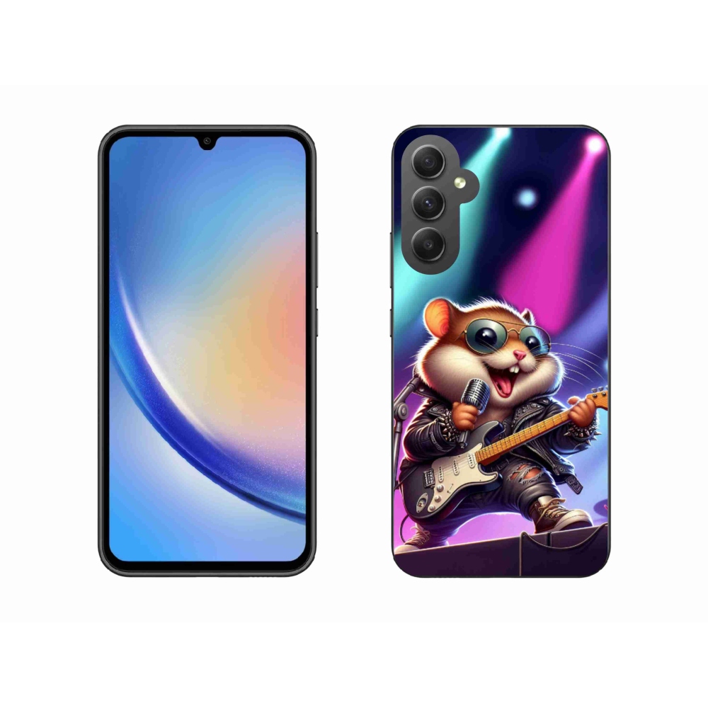 Gelový kryt mmCase na Samsung Galaxy A34 5G - křeček rocker