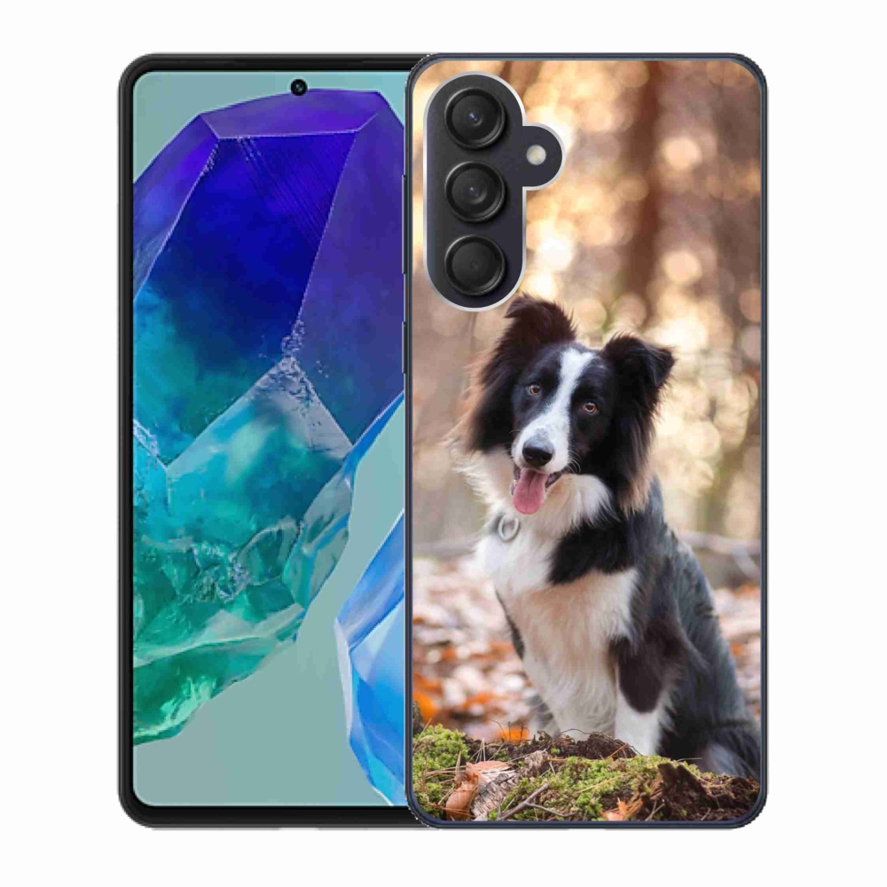 Gelový obal mmCase na Samsung Galaxy M55 5G - border kolie 1
