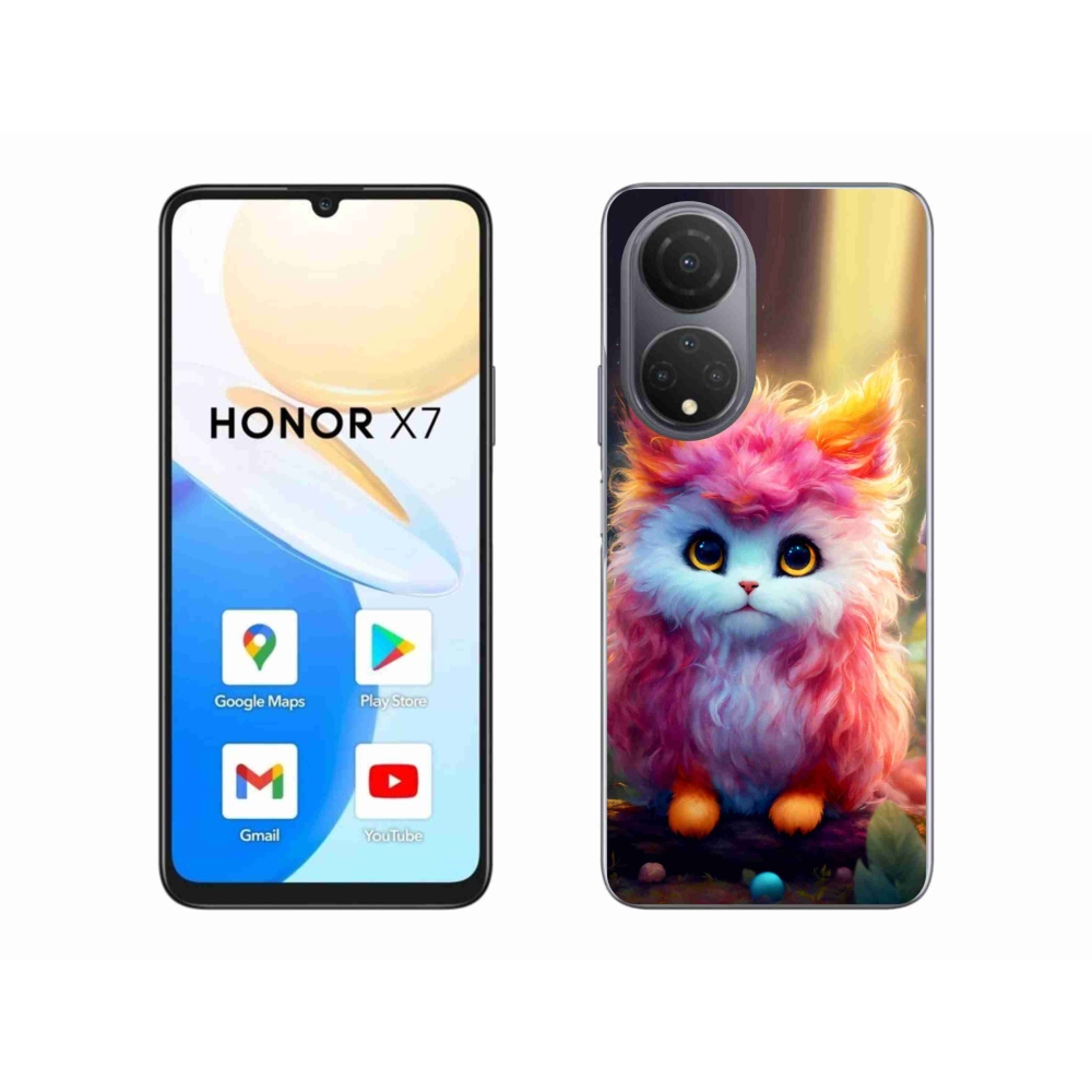 Gelový kryt mmCase na Honor X7 - roztomilé kotě 5