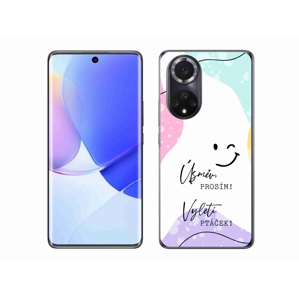 Gelový kryt mmCase na Huawei Nova 9 - vtipný text 4 bílé pozadí