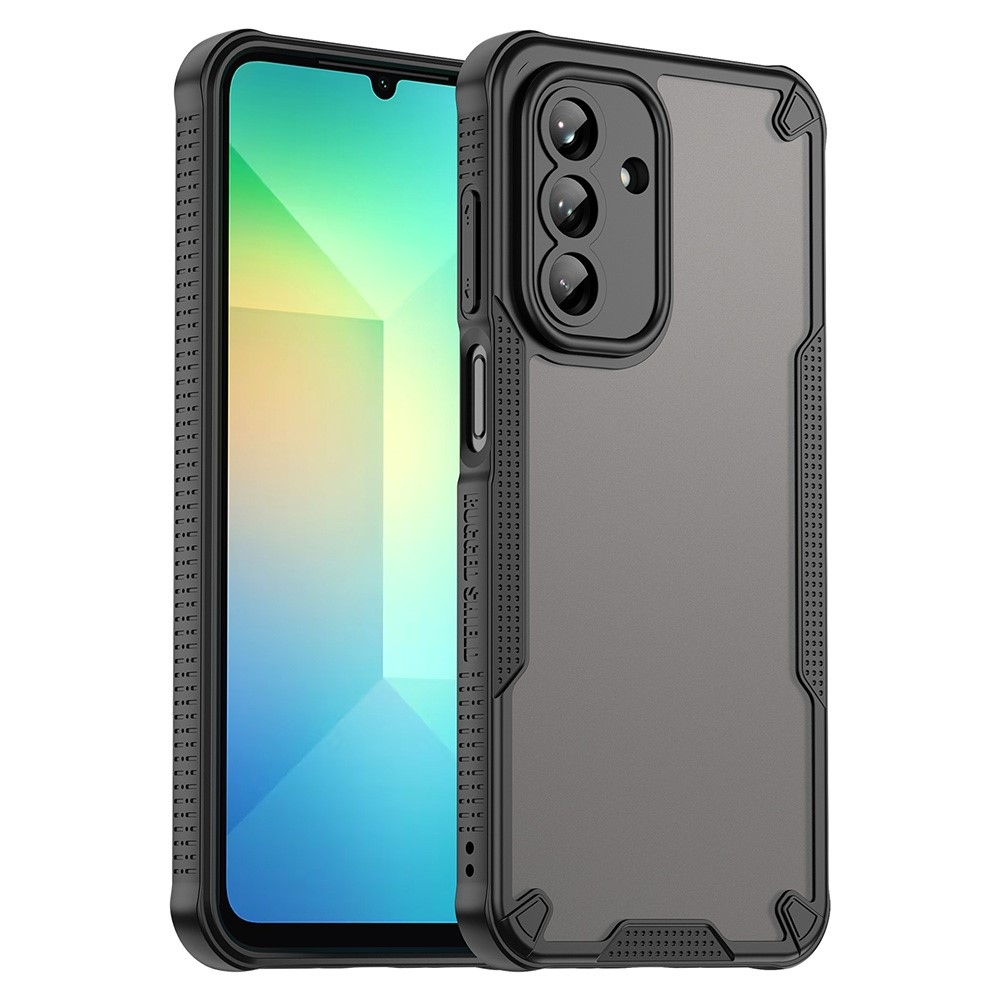 Frosted odolný kryt na Samsung Galaxy A26 5G - černý