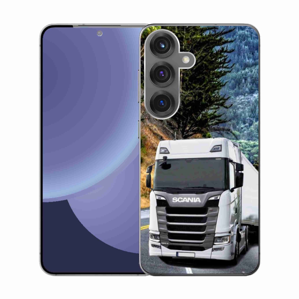 Gelový kryt mmCase na Samsung Galaxy S25 - kamion 1