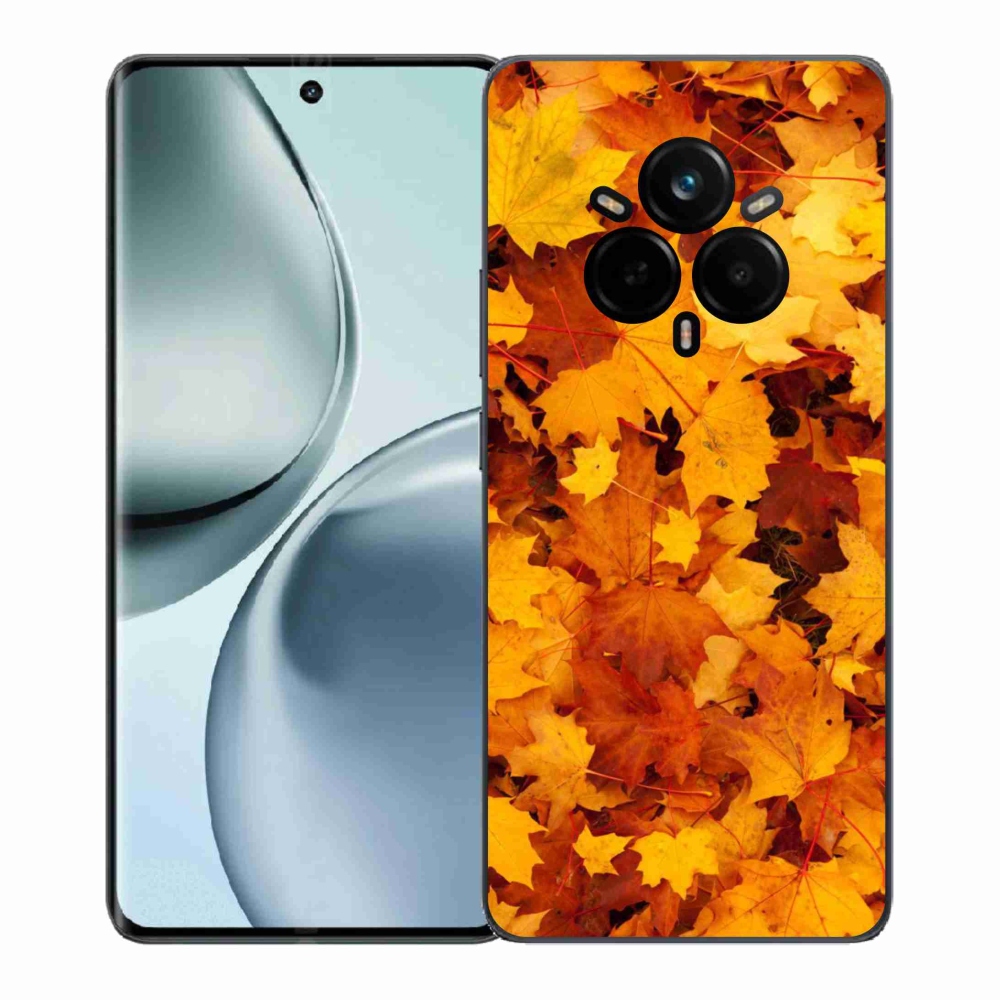 Gelový kryt mmCase na Realme 14 Pro+ 5G - javorové listy