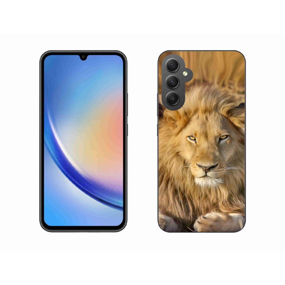 Gelový kryt mmCase na Samsung Galaxy A34 5G - lev 2