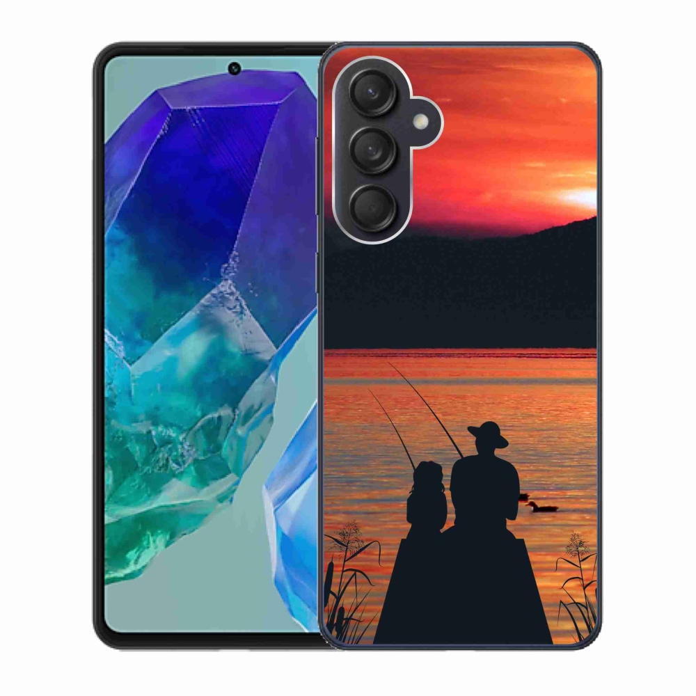 Gelový kryt mmCase na Samsung Galaxy M55 5G - rybaření 3