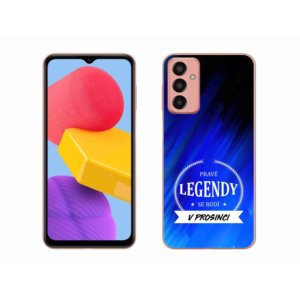 Gelový kryt mmCase na Samsung Galaxy M13 - legendy v prosinci modré pozadí