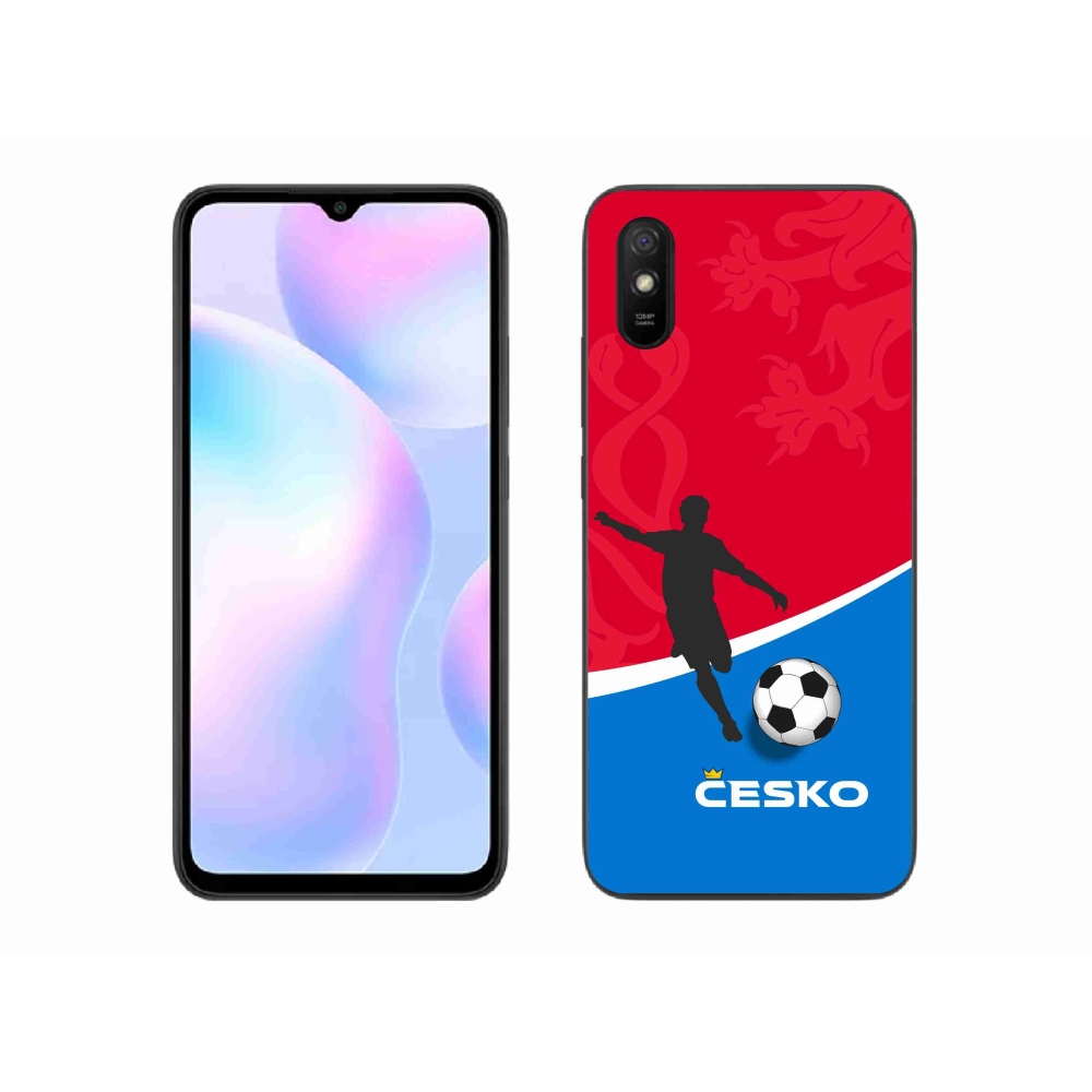 Gelový kryt mmCase na Xiaomi Redmi 9A - fotbal Česko