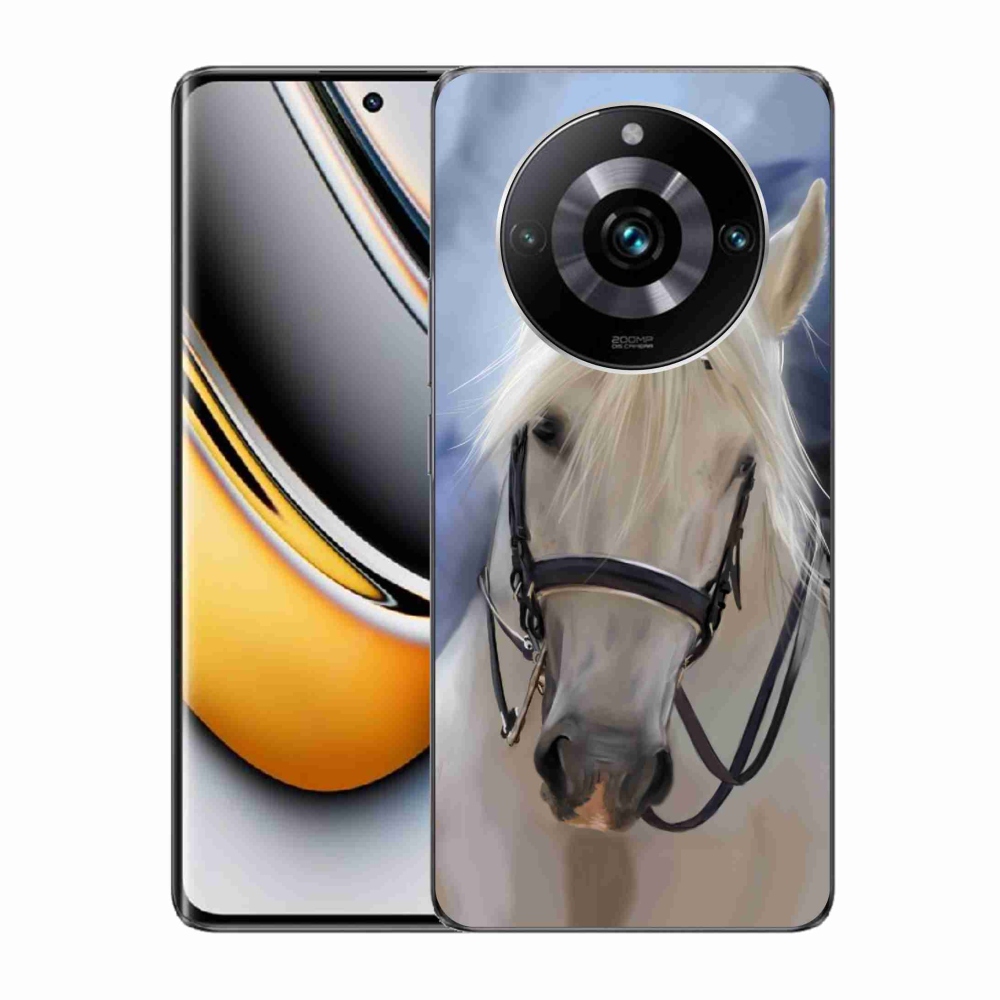 Gelový kryt mmCase na Realme 11 Pro/11 Pro+ - bílý kůň