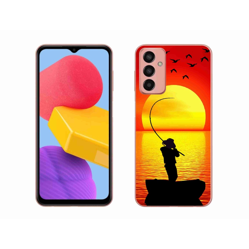 Gelový kryt mmCase na Samsung Galaxy M13 - rybaření