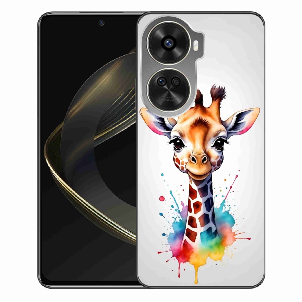 Gelový kryt mmCase na Huawei Nova 12 SE - žirafa 1