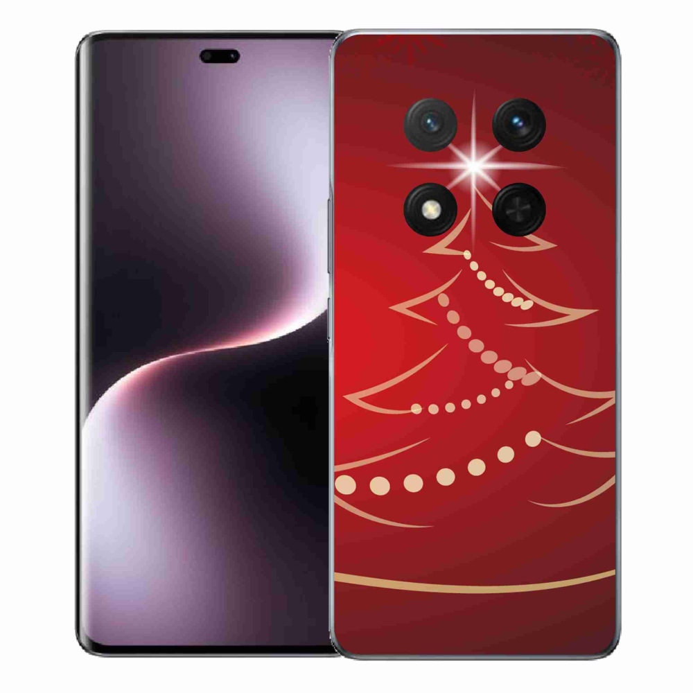 Gelový kryt mmCase na Honor Magic 7 Lite 5G - kreslený vánoční stromek