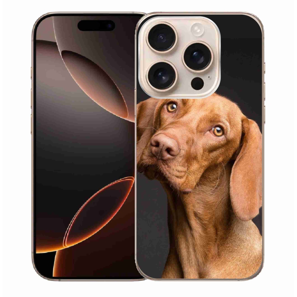 Gelový obal mmCase na iPhone 16 Pro Max - maďarský ohař