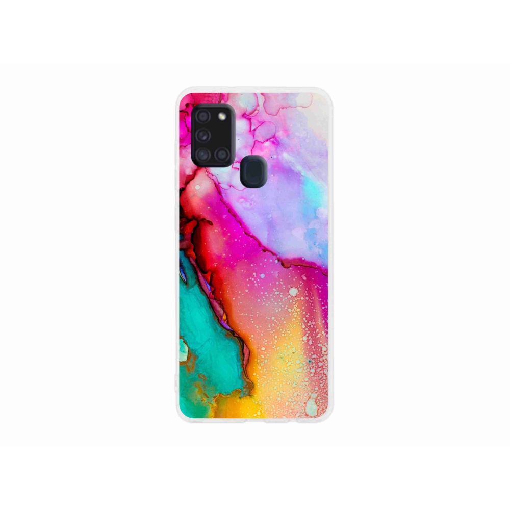 Gelový kryt mmCase na Samsung Galaxy A21s - abstrakt 24