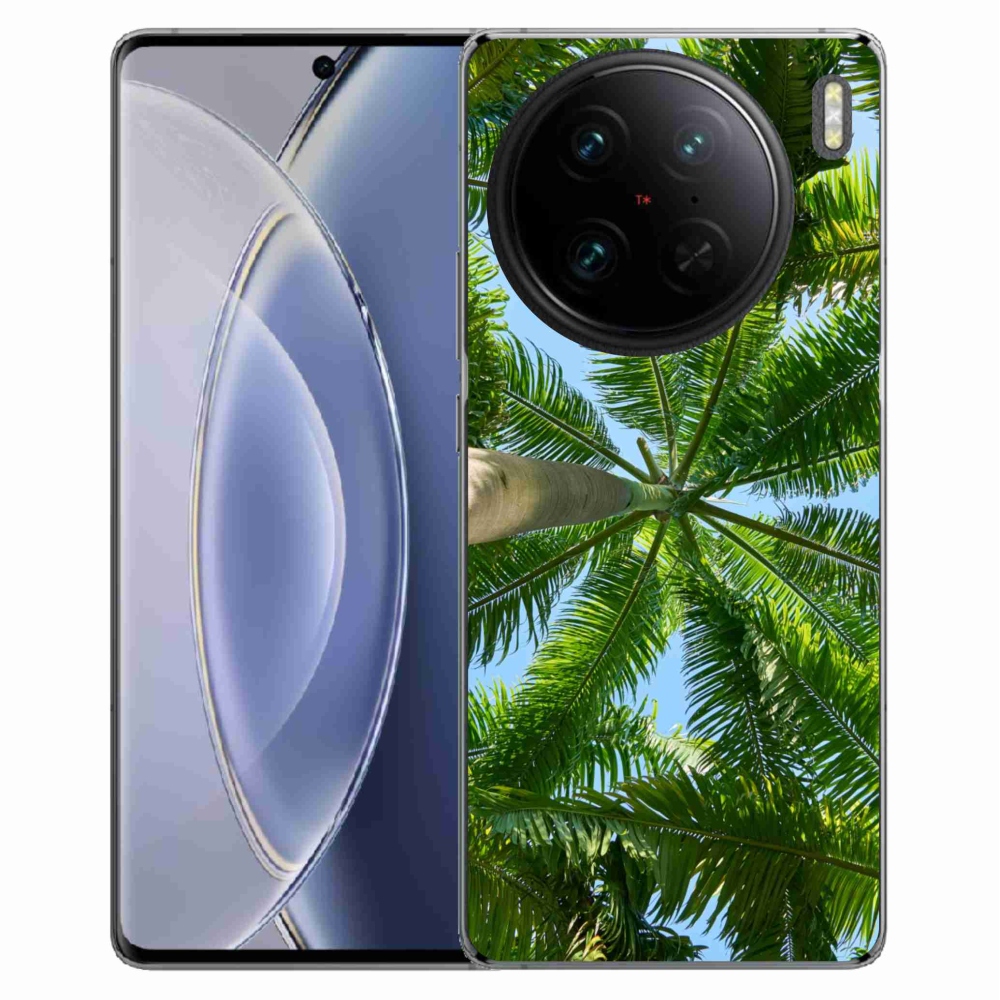 Gelový kryt mmCase na Vivo X90 Pro - palmy