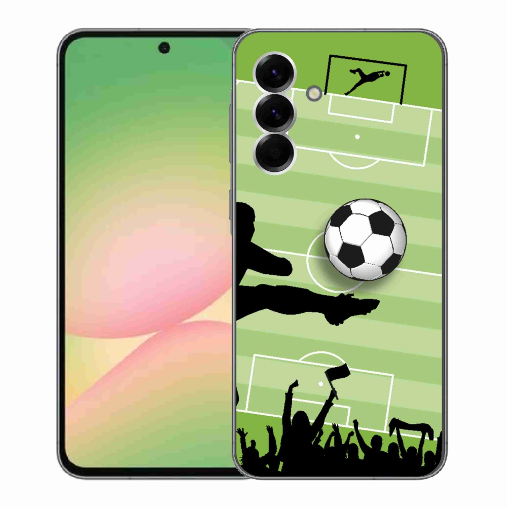 Gelový kryt mmCase na Samsung Galaxy A56 5G - fotbal 3