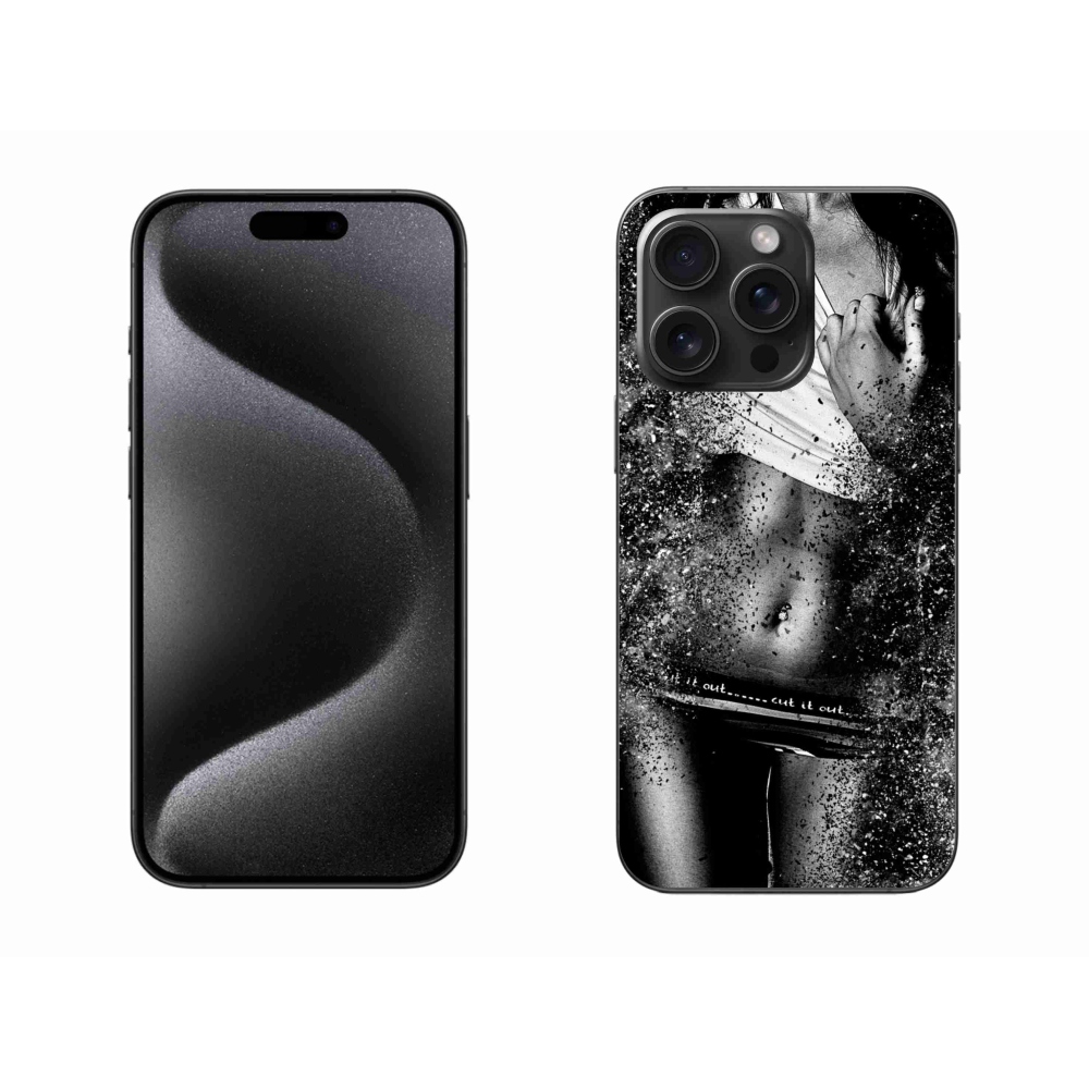 Gelový kryt mmCase na iPhone 15 Pro Max - sexy žena 1