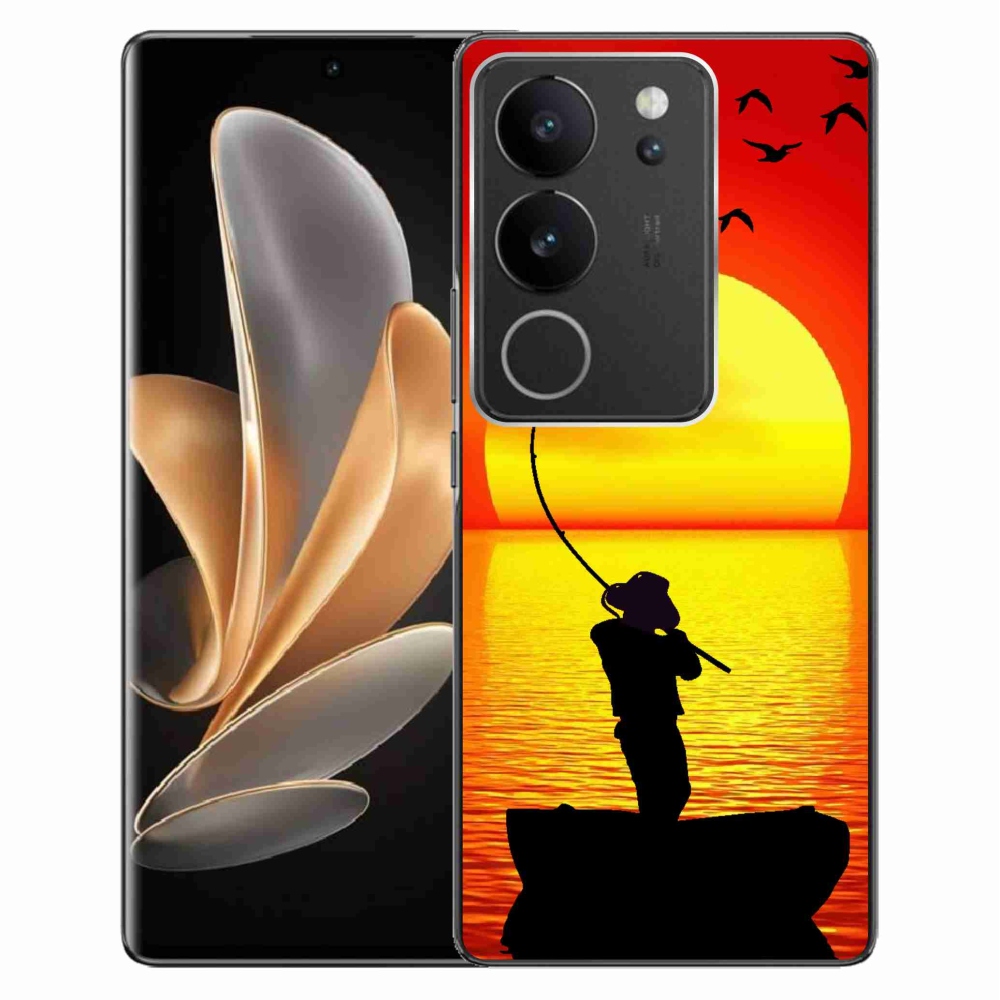 Gelový kryt mmCase na Vivo V29 5G - rybaření