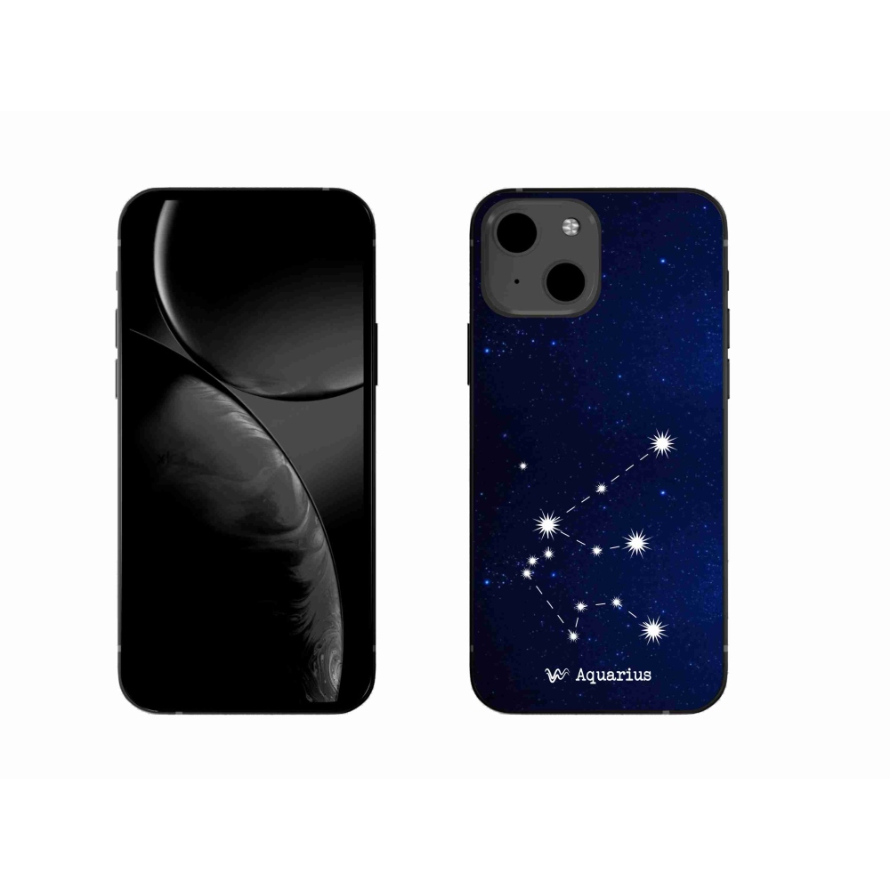 Gelový kryt mmCase na iPhone 13 6.1 - souhvězdí Vodnáře