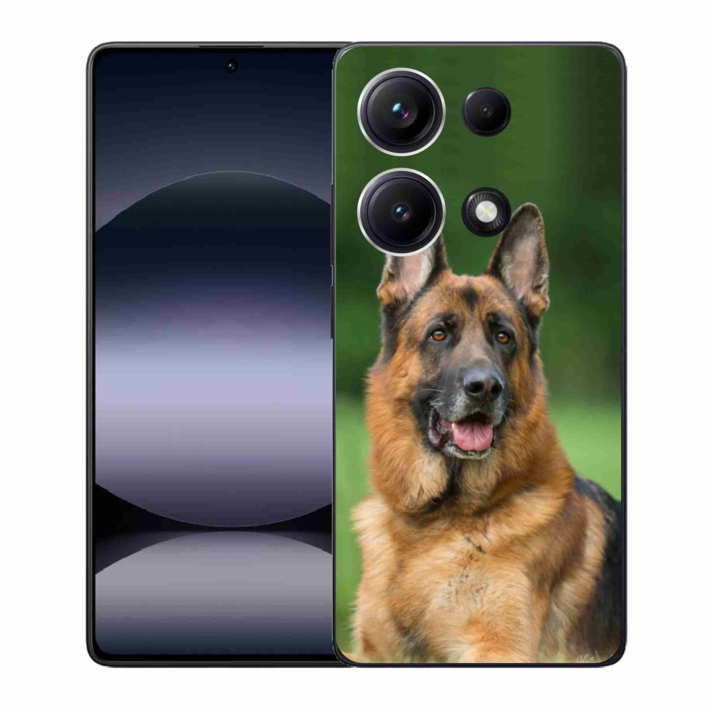 Gelový kryt mmCase na Xiaomi Redmi Note 14S - německý ovčák